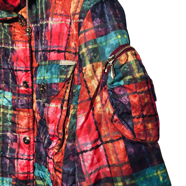 Rainbow Plaid Vintage Jacket by Mistral