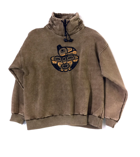 Raven Stone Washed Pullover